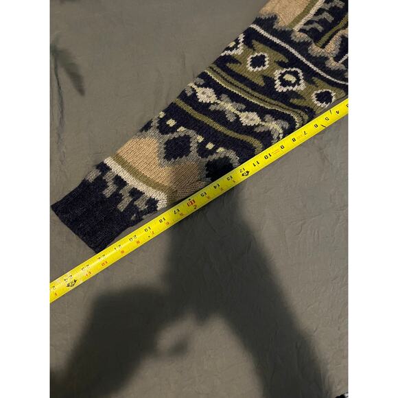 Vintage Field Gear Shetland Wool Sweater Nordic Fair Isle Style Men’s L - Picture 6 of 6